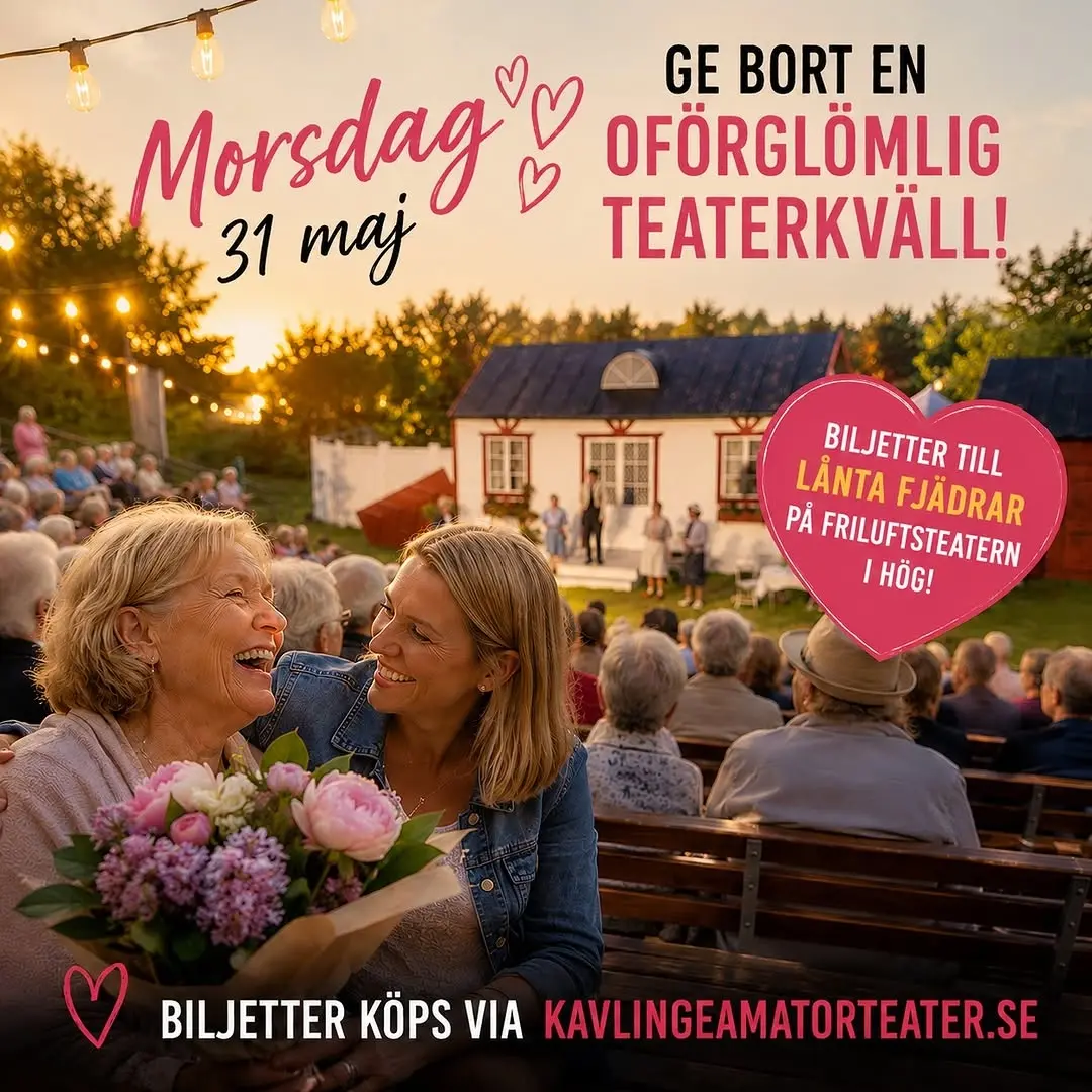 Lånte Fjädrar – Morsdag på Friluftsteatern