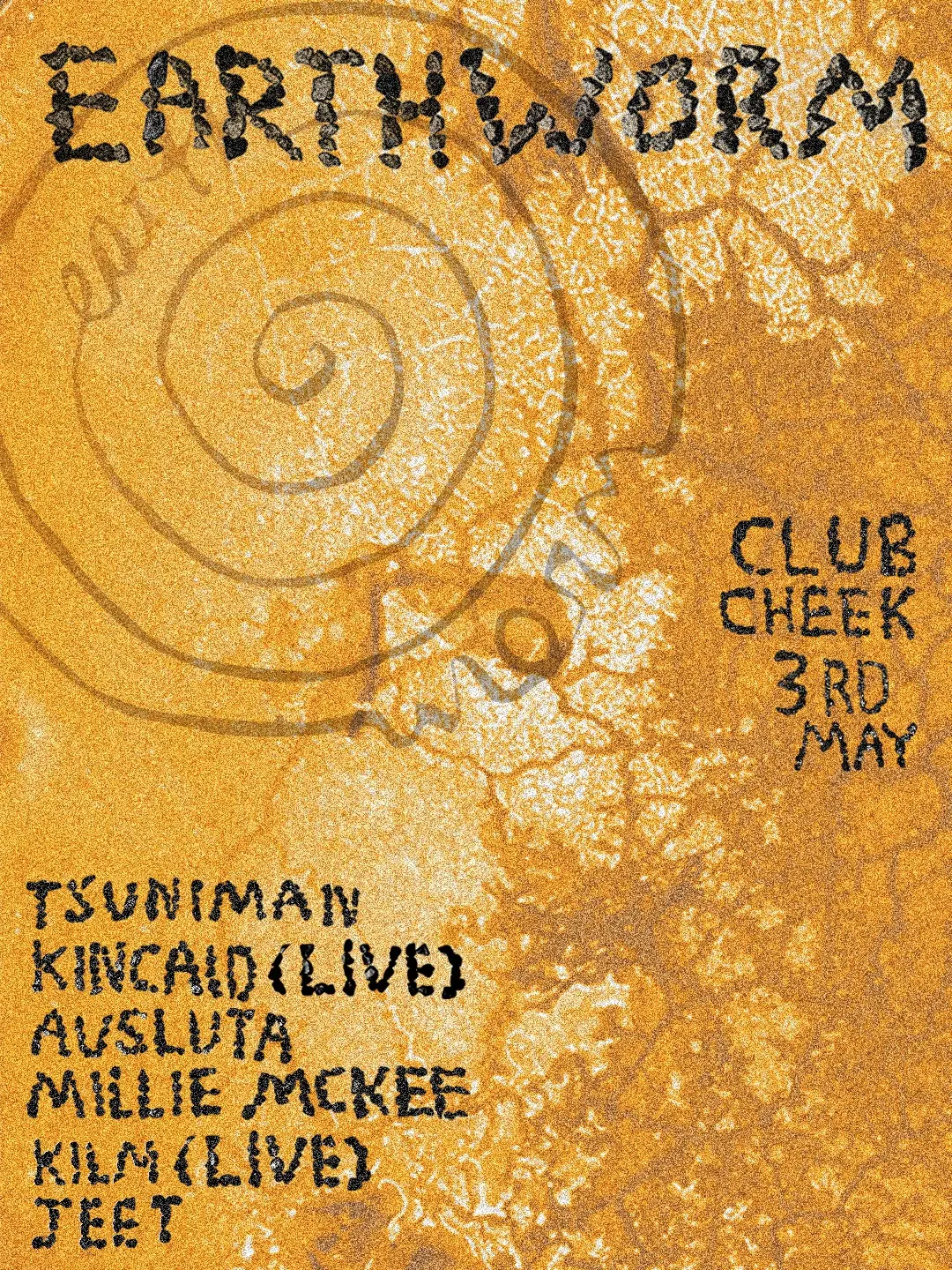 Earthworm with TSUNIMAN, Kincaid [live], Avsluta, Millie McKee, Kilm [live] & jeet