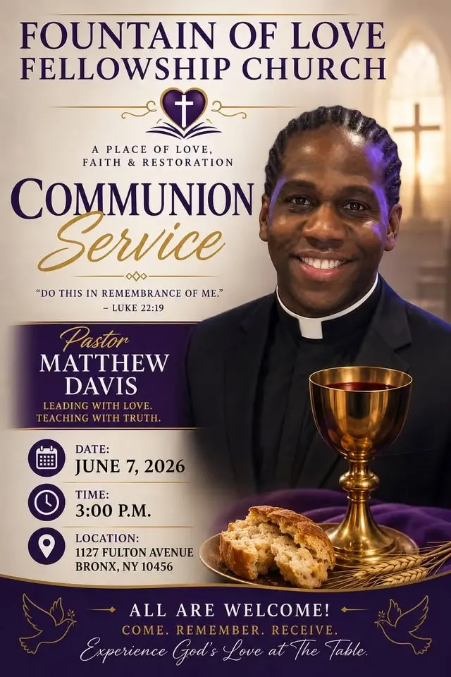 COMMUNION SUNDAY IN REMEMBRANCE OF JESUS