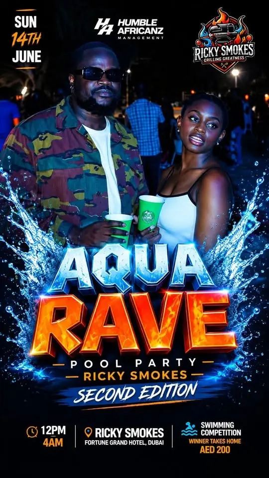 Ricky smokes Aqua Rave Pool Party 