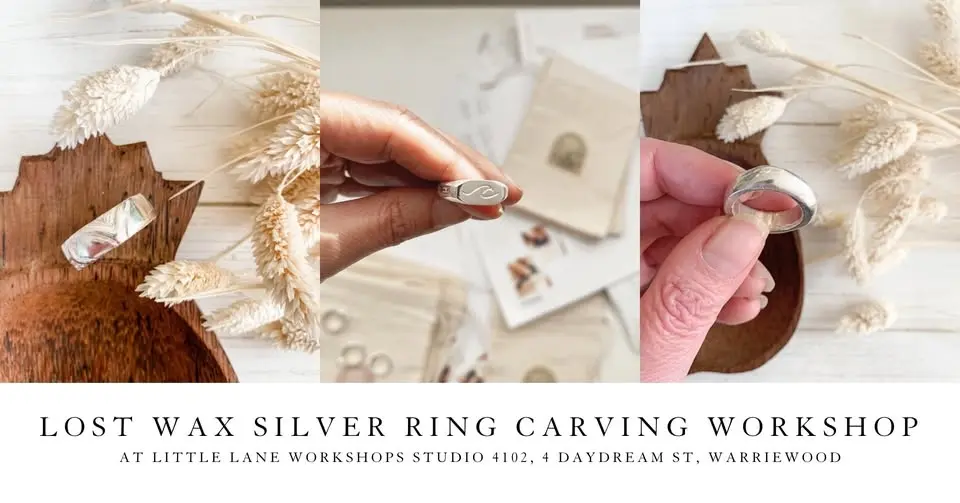 LOST WAX SILVER RING CARVING WORKSHOP
