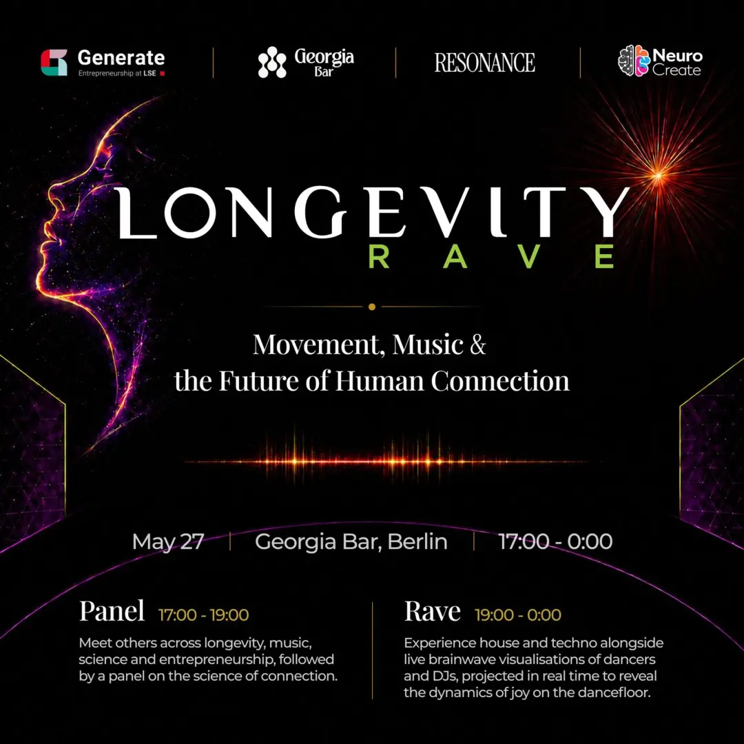 Longevity Rave × LSE Generate: The Power of Joy and the Dancefloor