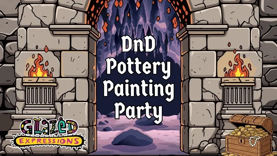 DnD Pottery Painting Night - Clive Location