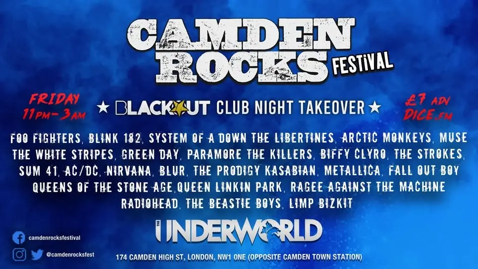 Blackout Club - Camden Rocks Takeover at The Underworld ★ London