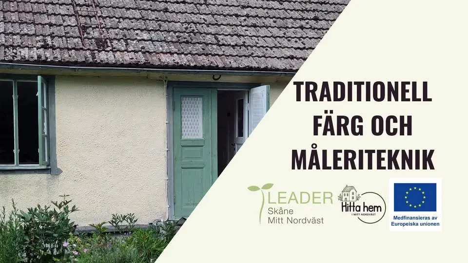 FULLBOKAD - Traditionell färg och måleriteknik - workshop i Hitta Hem i Mitt Nordväst