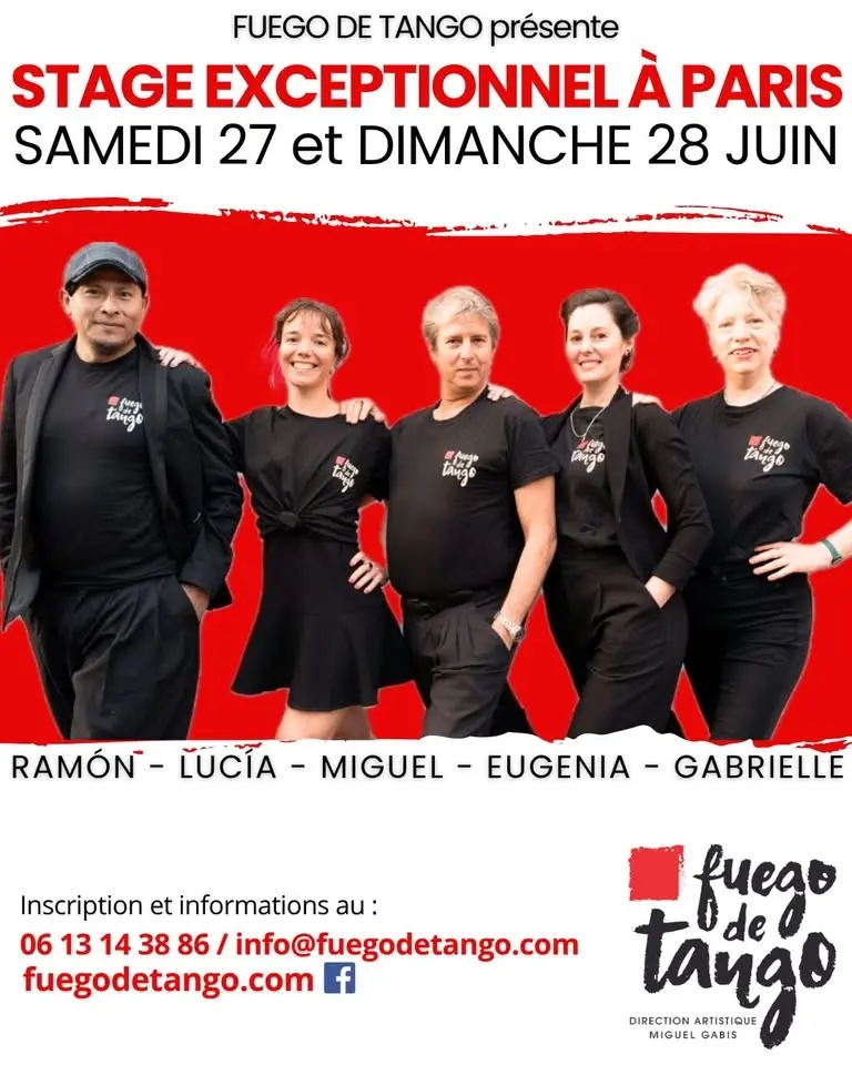 Le Stage de Fuego de Tango à Paris