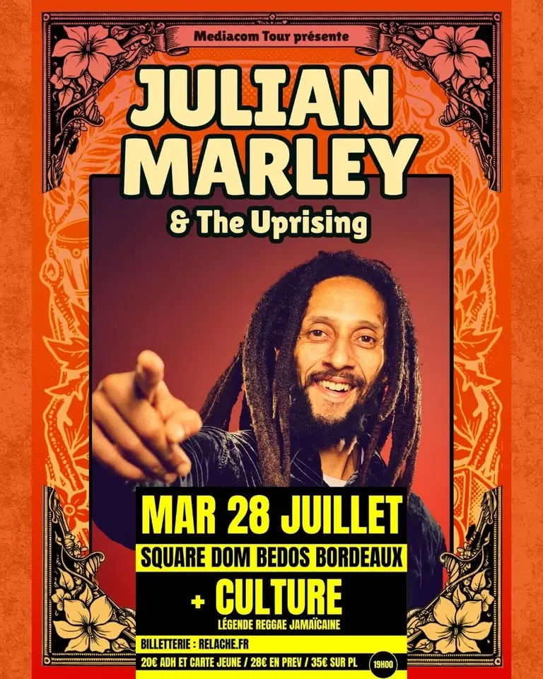 RELACHE #17 : JULIAN MARLEY (UK) + CULTURE (JAMAÏQUE)