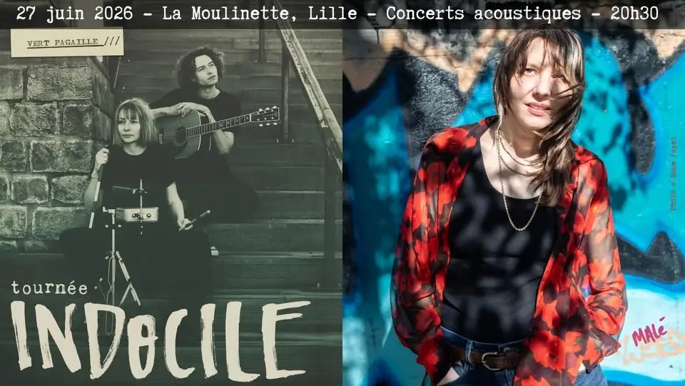 Concerts acoustiques MALé + Vert Pagaille à La Moulinette