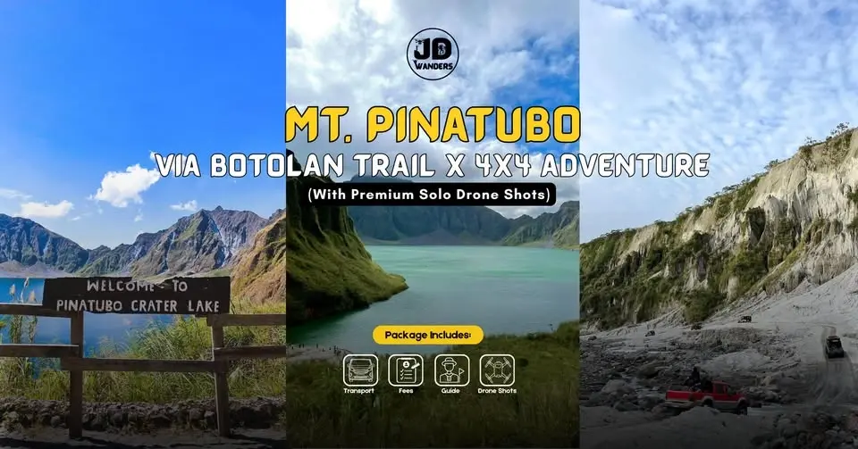 Mt. Pinatubo via 4x4 Botolan Trail Dayhike | With Solo Drone Shots | JD Wanders