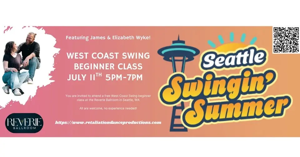 FREE Beginner West Coast Swing Class at Seattle Swingin' Summer!