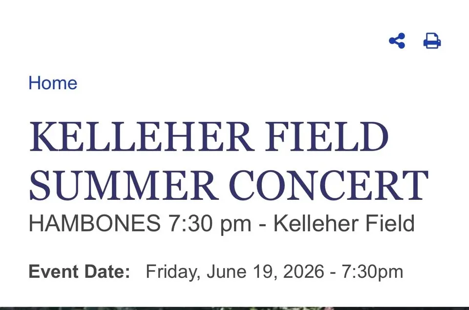 Kelleher Field Concert