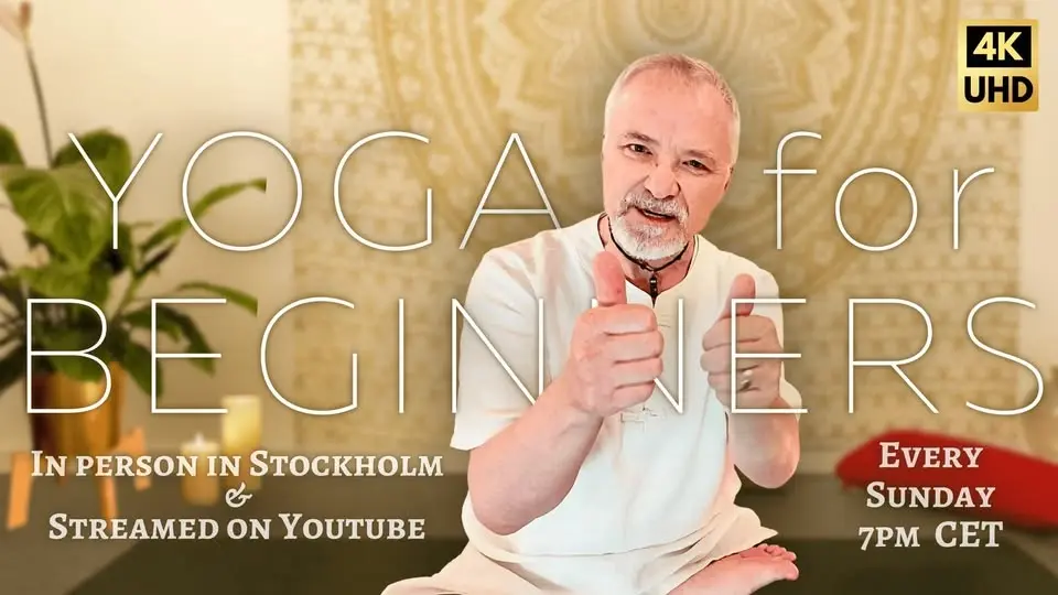 19-20PM | Easy Yoga for Beginners | 60min | with Jonathan 