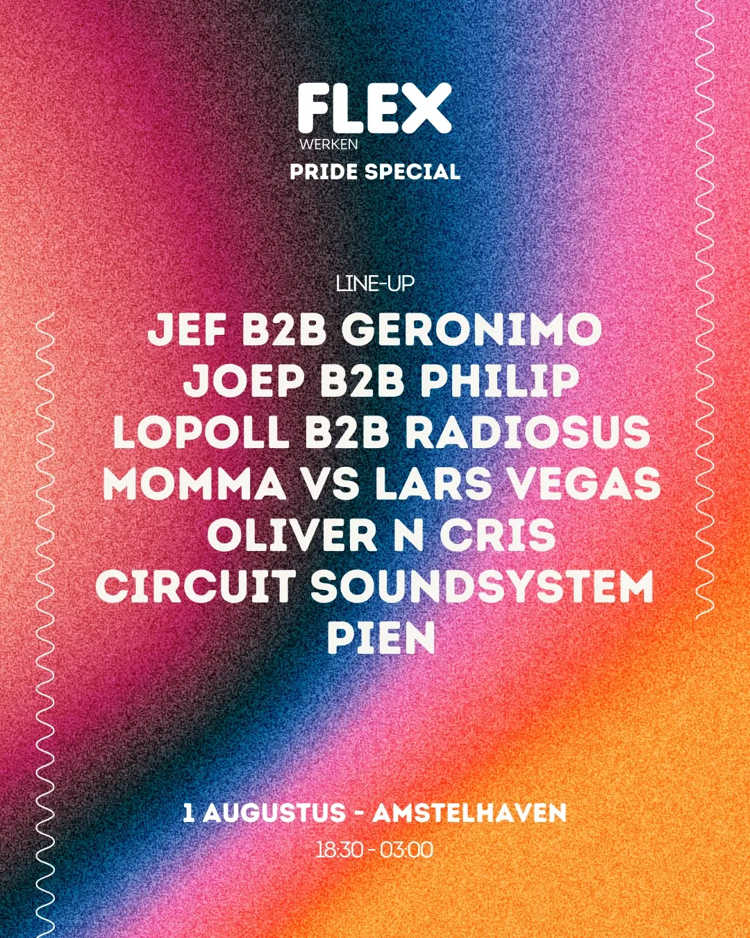 FLEX werken Pride Special - Amstelhaven