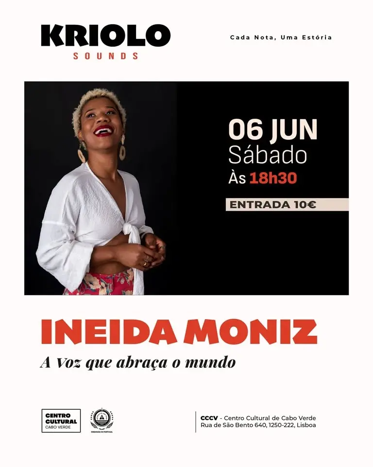 INEIDA MONIZ - A voz que abraça o mundo | Concerto intimista - Kriolo Sounds-Cada Nota, Uma Estória
