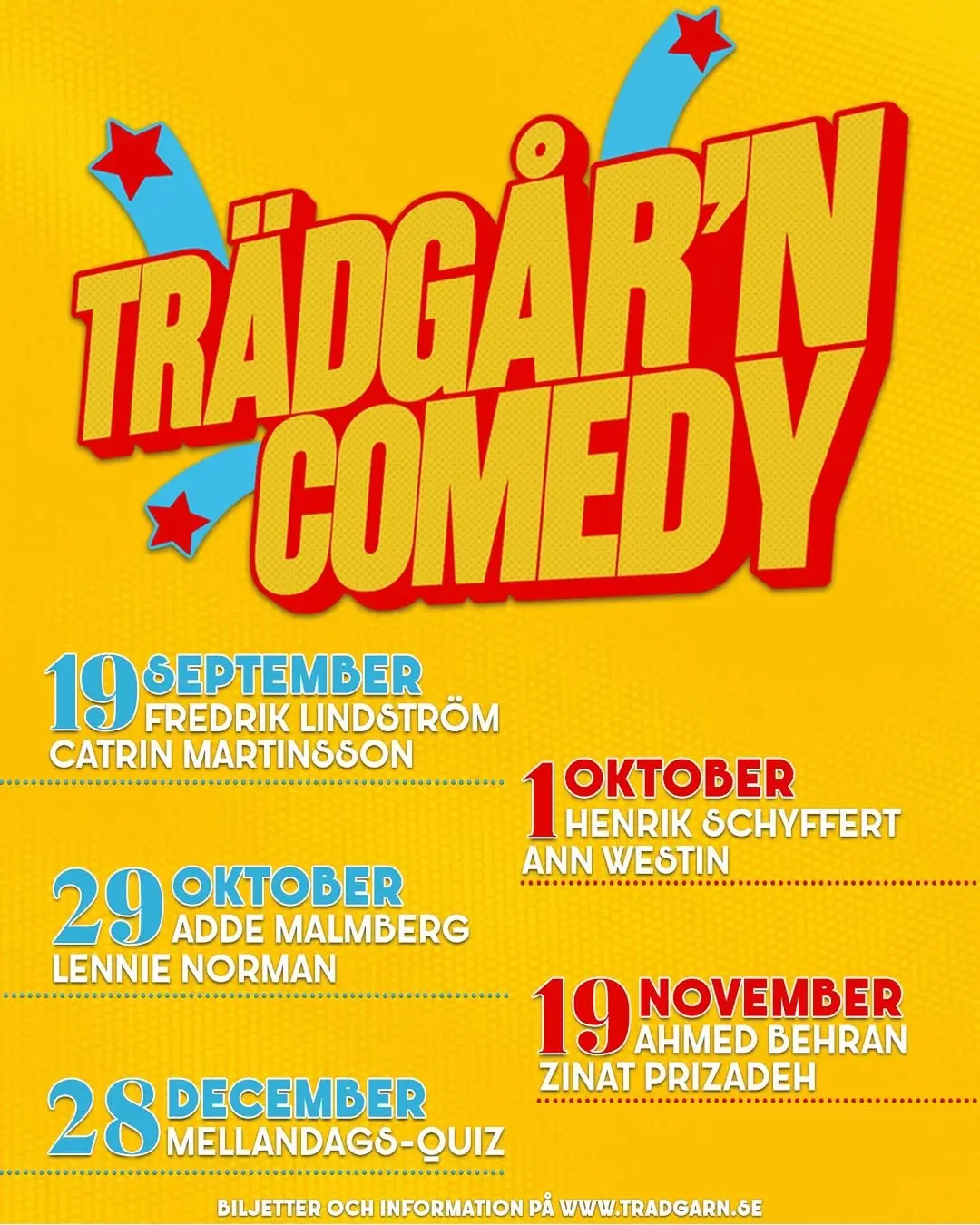 Trädgår'n Comedy – Adde Malmberg & Lennie Norman