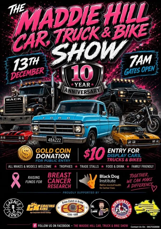10th Anniversary Maddie Hill NBCF/Black Dog Car, Truck & Bike Show
