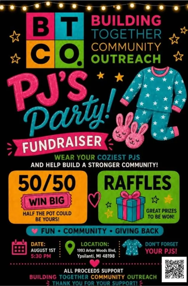 Building Together Community Outreach PJ’s Party