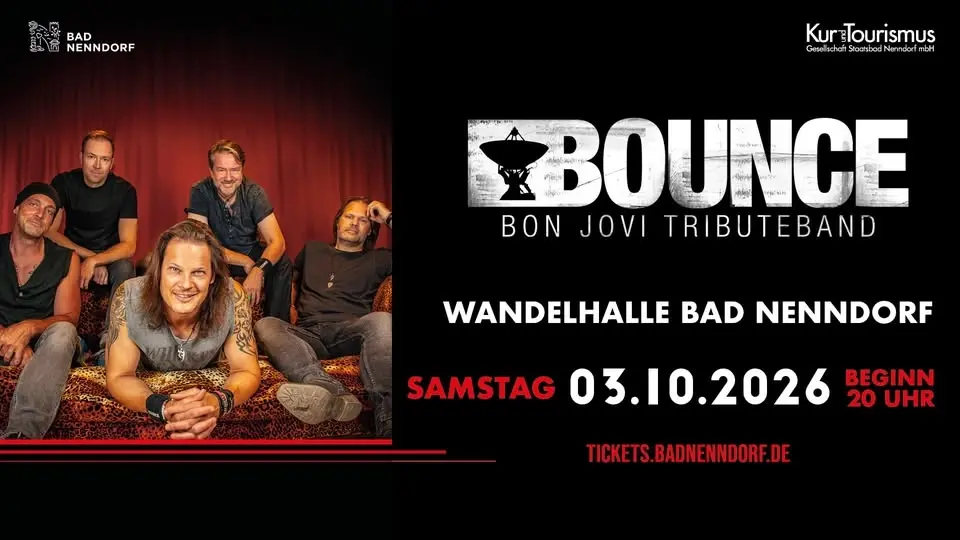 BOUNCE – XXV – 25th ANNIVERSARY TOUR 2026