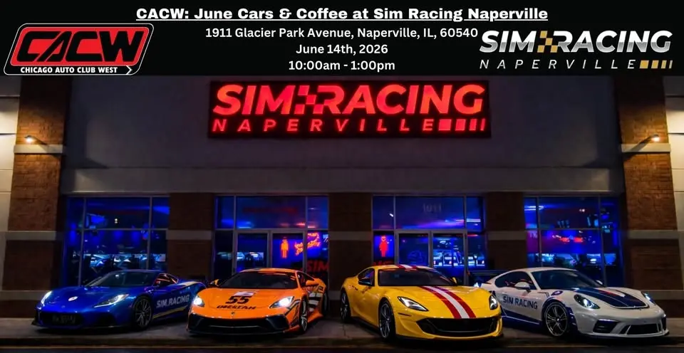 CACW: June Cars & Coffee at Sim Racing Naperville