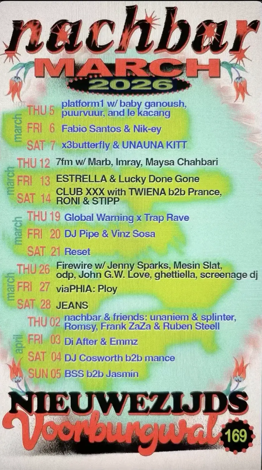 Firewire w/ Jenny Sparks, Mesin Slat, odp, John G.W. Love, ghettiella, screenage dj