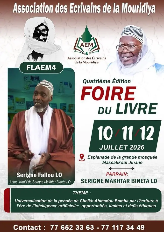 Foire du livre de l’association des écrivains de la Mouridiya