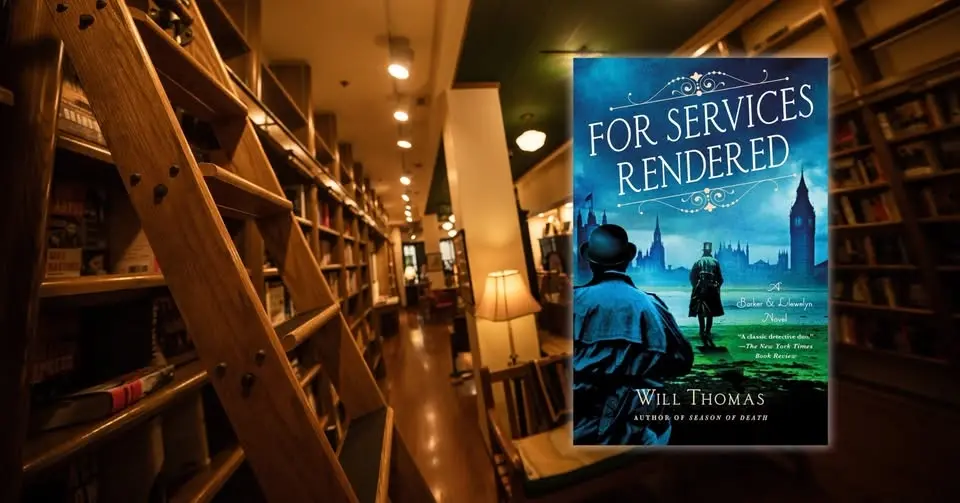 Will Thomas signs 'For Services Rendered'