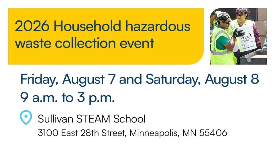 Household Hazardous Waste Collection Event: Minneapolis