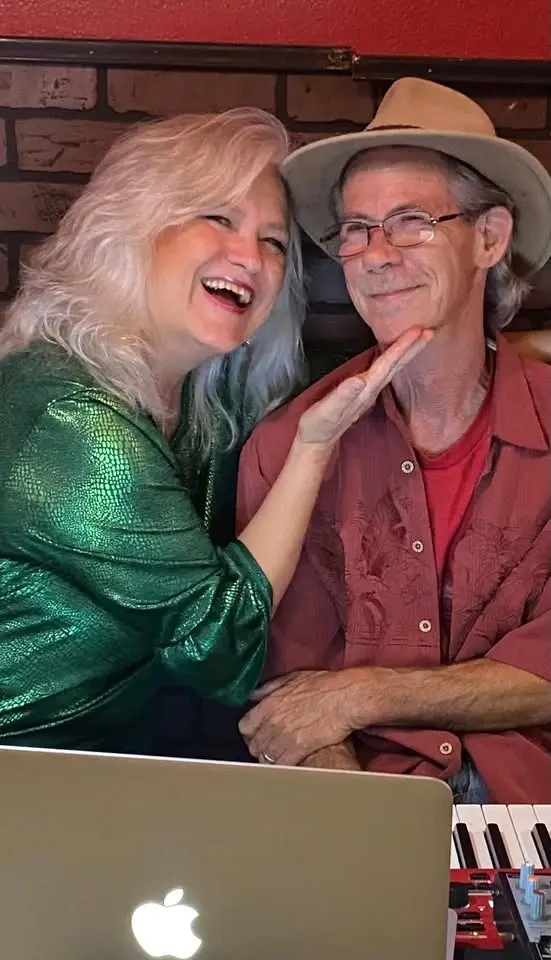 Melody and Theodore at the VFW Dolan Springs 