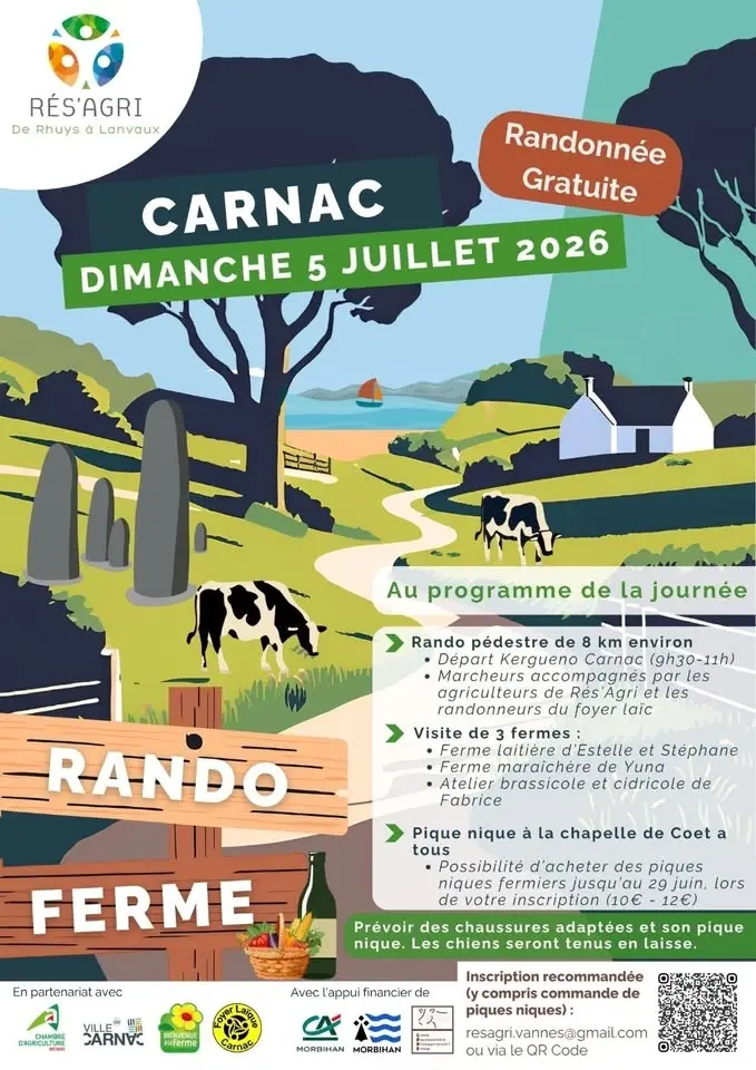 Randoferme à Carnac