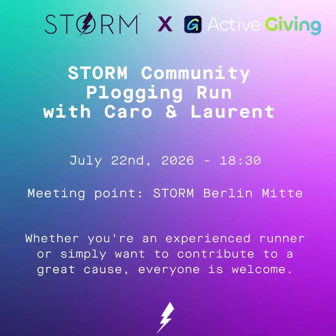 STORM Community Plogging Run with Caro & Laurent
