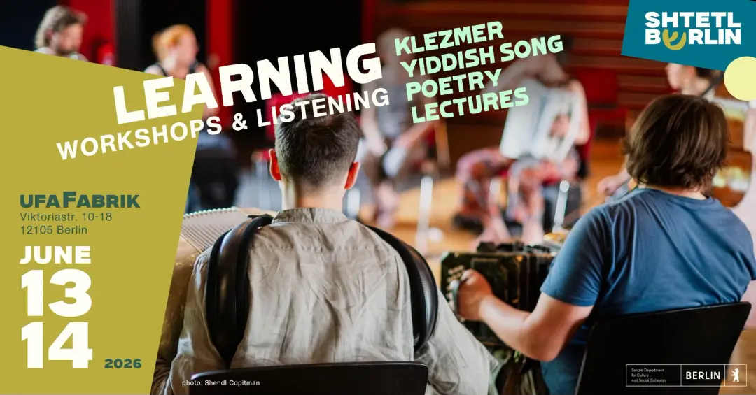 Festival Weekend June 13-14 | Workshops, Lectures, Klezmer Brunch & Dance