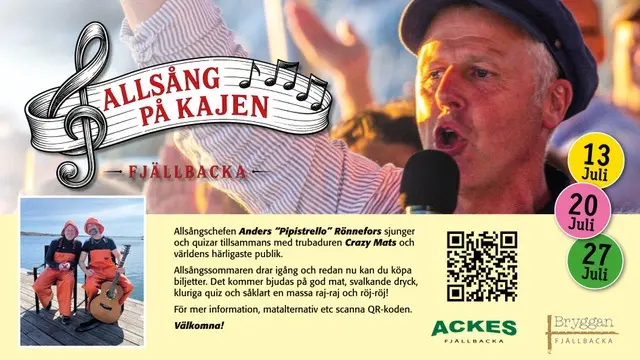 Allsång på kajen