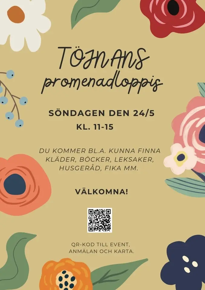 Promenadloppis i Töjnan