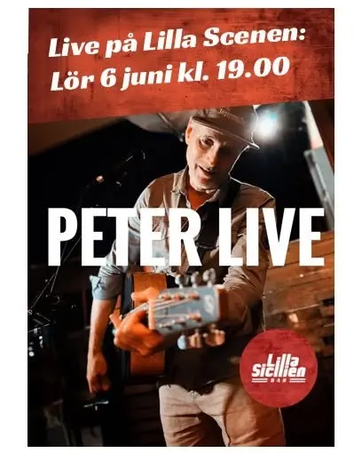 PETER LIVE på Lilla Scenen