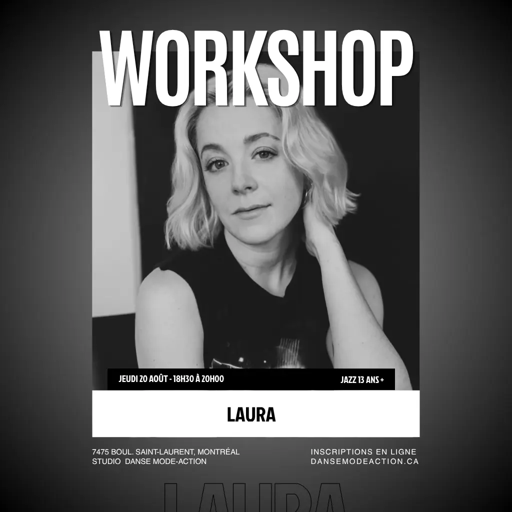Laura - Workshop Jazz - 13 ans et +