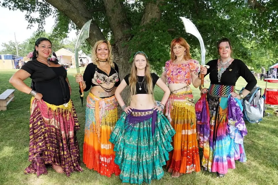 Beewitched is dancing RAGBRAI 