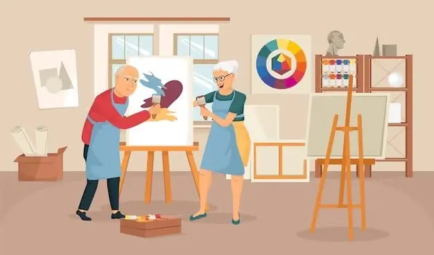Senior Moments Art Club