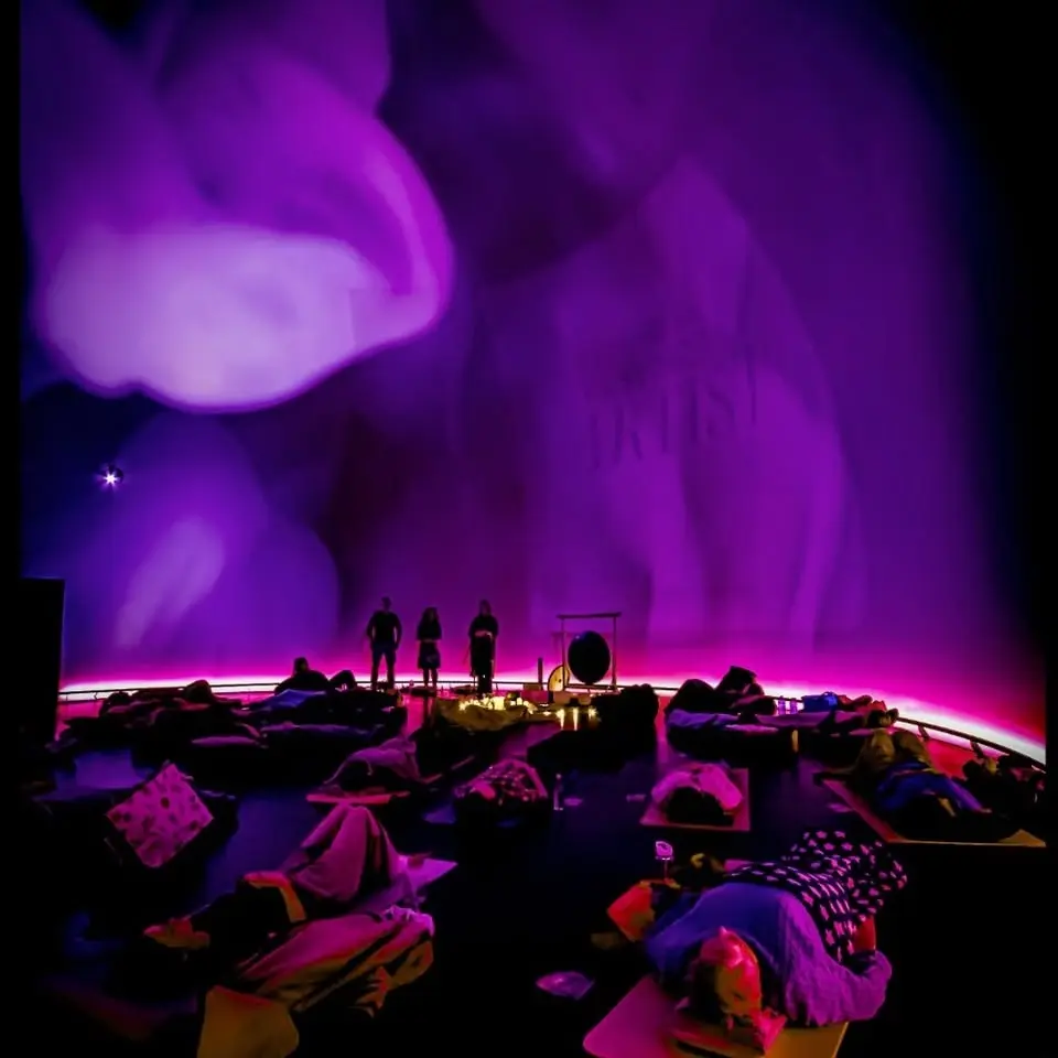 360 Immersive Dome Sound Bath with Meditation and Reiki-July
