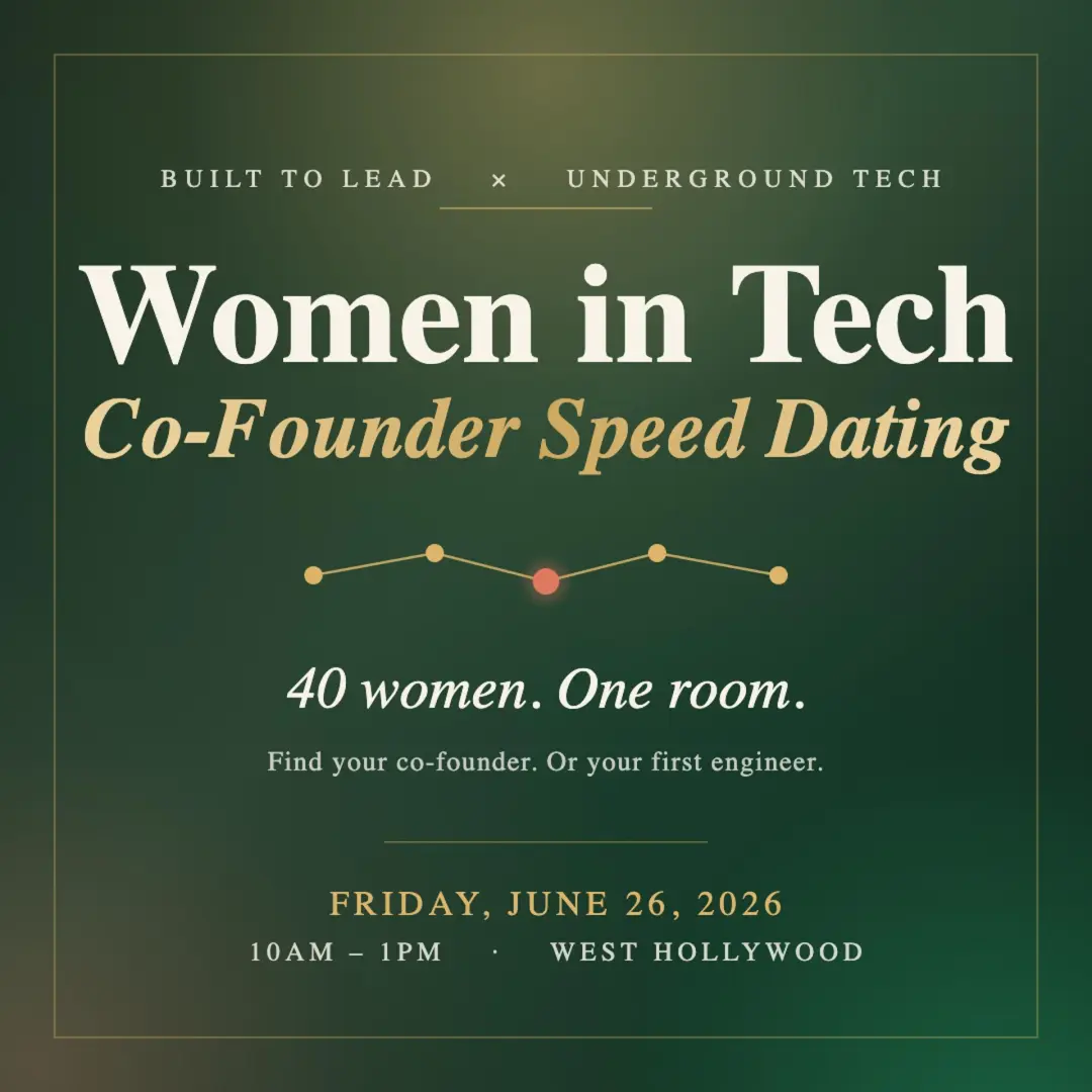 Women in Tech: Co-Founder Speed Dating