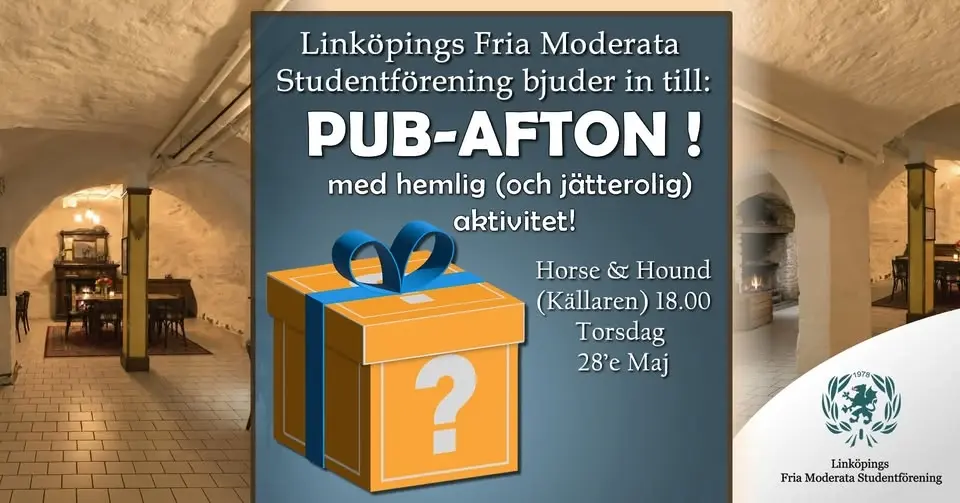 Pub-afton med LFMS och hemlig aktivitet!!