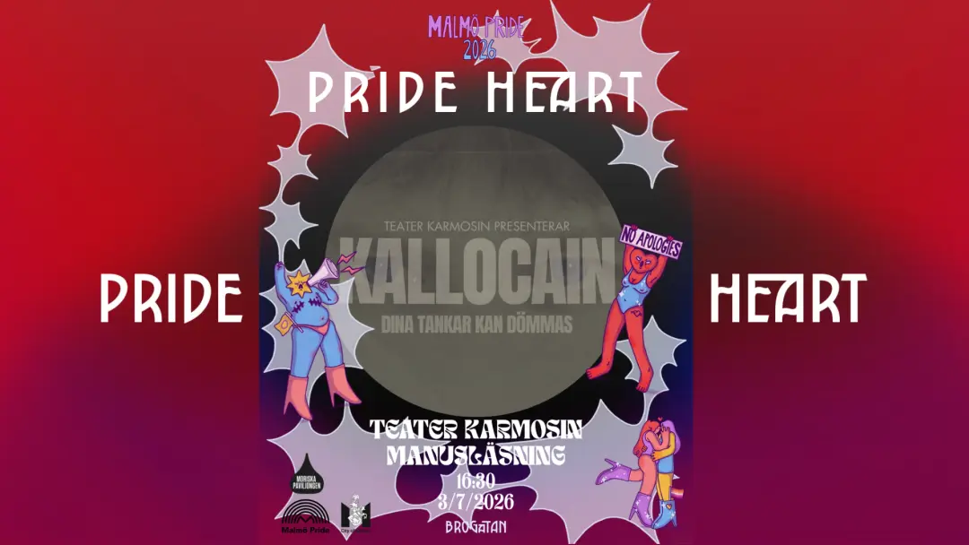 PRIDE HEART: TEATER KARMOSIN - MANUSLÄSNING