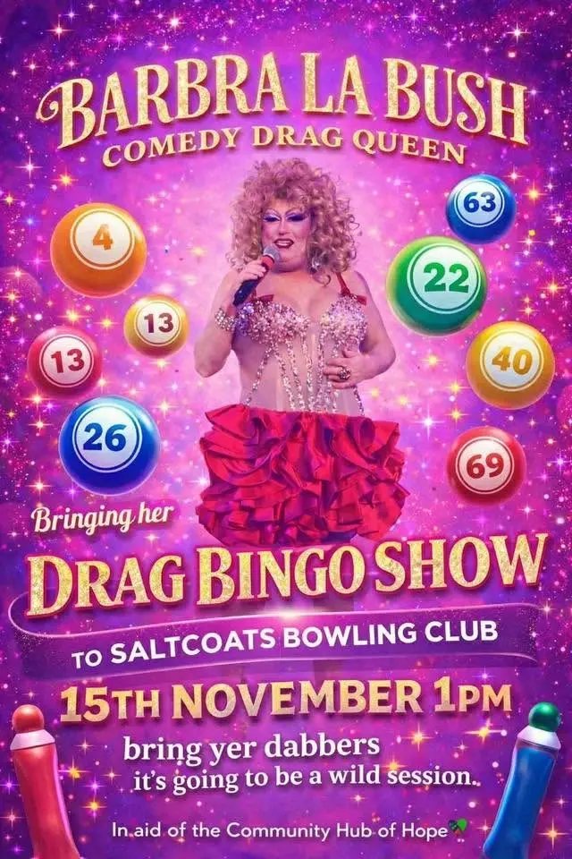 Barbra La Bush, Comedy Drag Bingo👠🥂