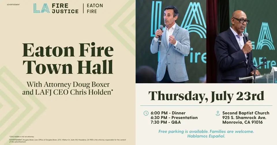 Eaton Fire Town Hall