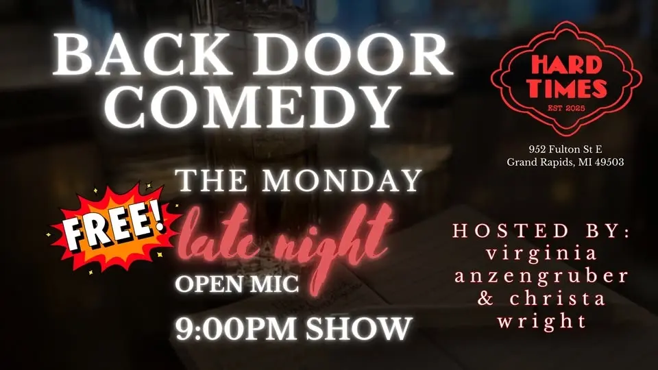 Back Door Comedy: FREE Late Night Open Mic