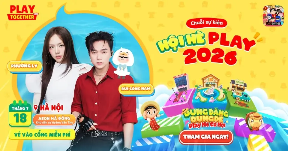 🎉TRẠM TRƯỞNG BÙI CÔNG NAM & TRẠM PHÓ PHƯƠNG LY ĐANG CHỜ MẤY NÍ TẠI HỘI HÈ PLAY HÀ NỘI!
