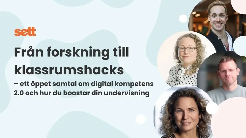 Från forskning till klassrumshacks – häng med Skolon på Settspåret 2026