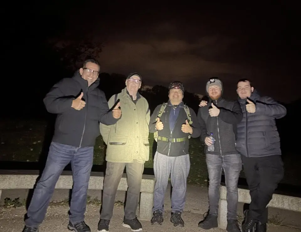 Men Walking And Talking