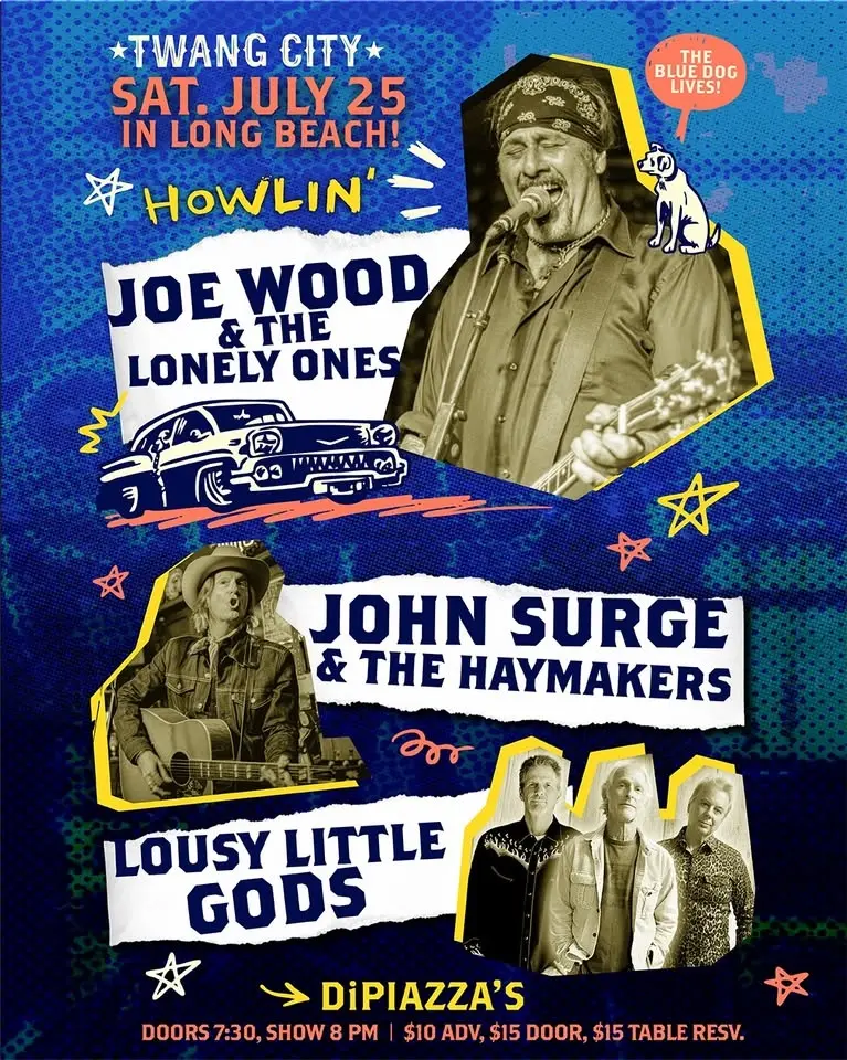TWANG CITY PRESENTS! Joe Wood & The Lonely Ones / John Surge & the Haymakers / Lousy Little Gods