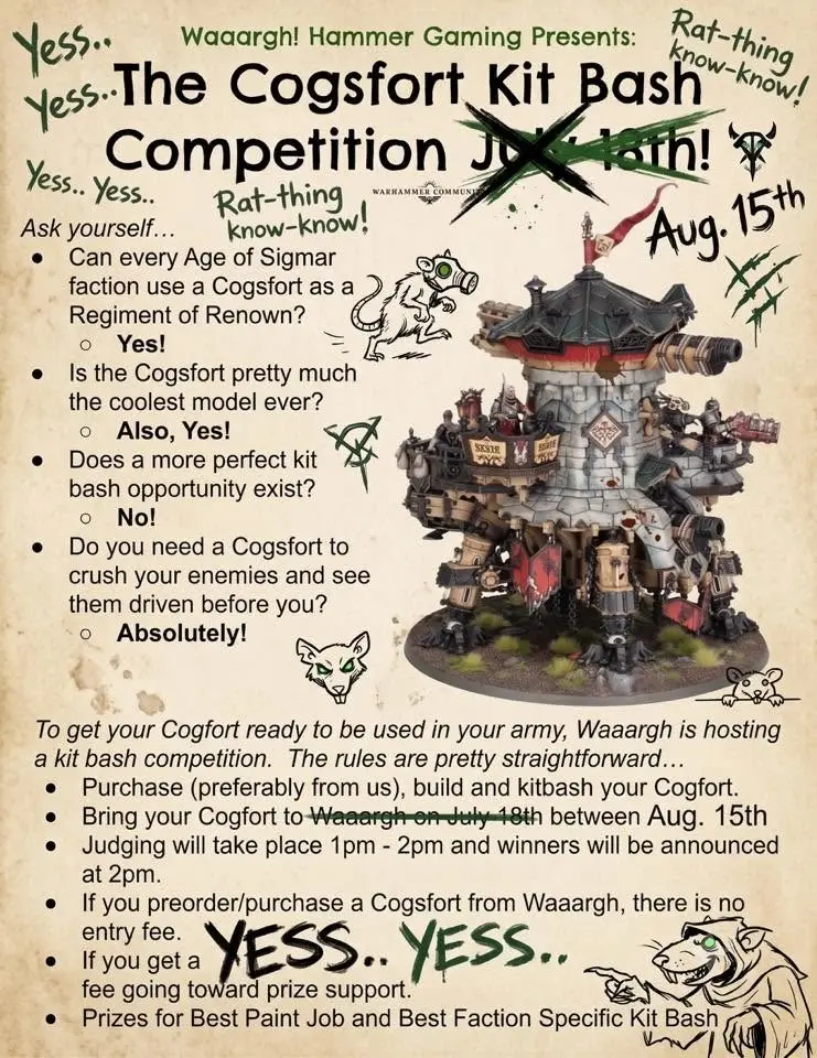 Cogfort Kit Bash Competition