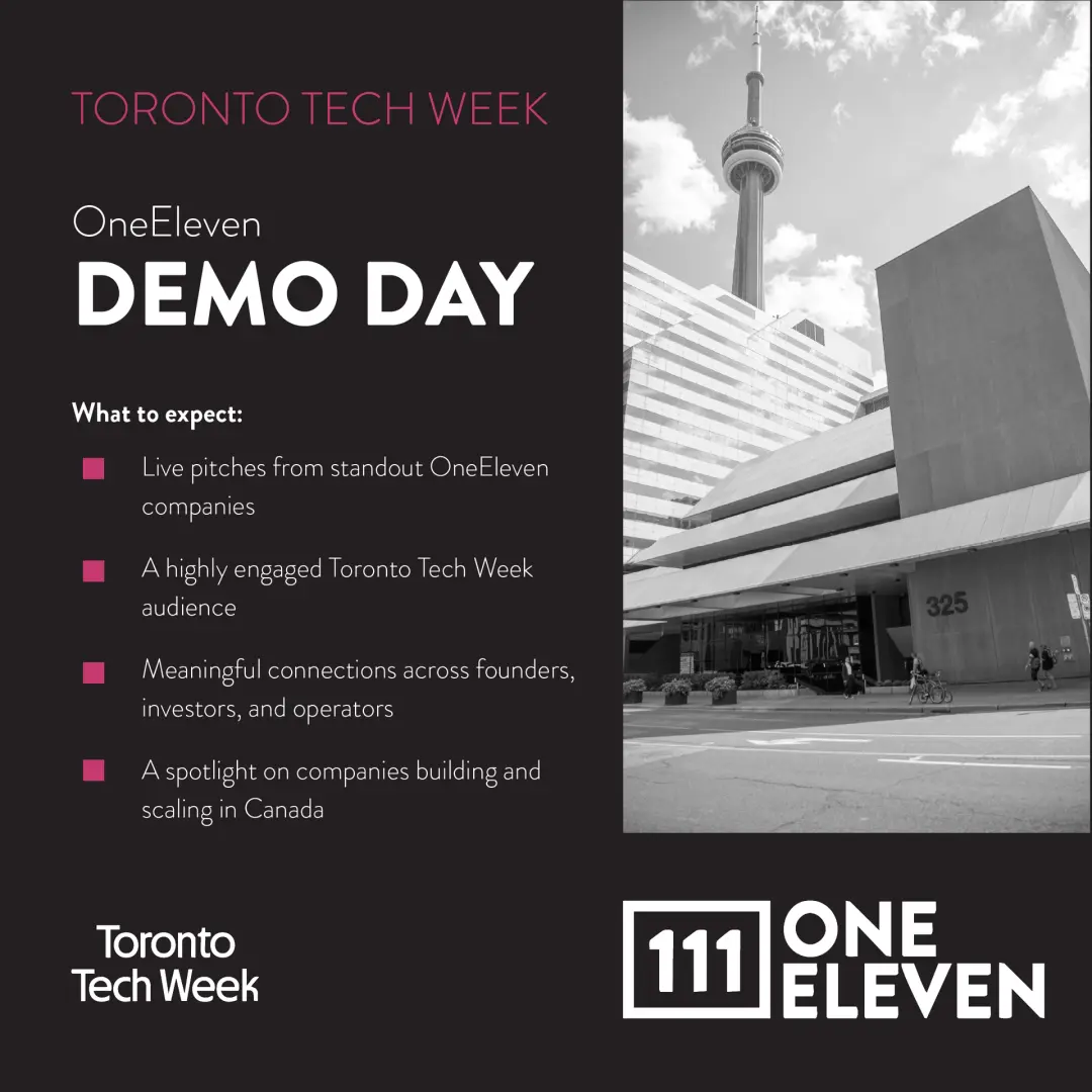 OneEleven Pitch Showcase- Toronto Tech Week Edition